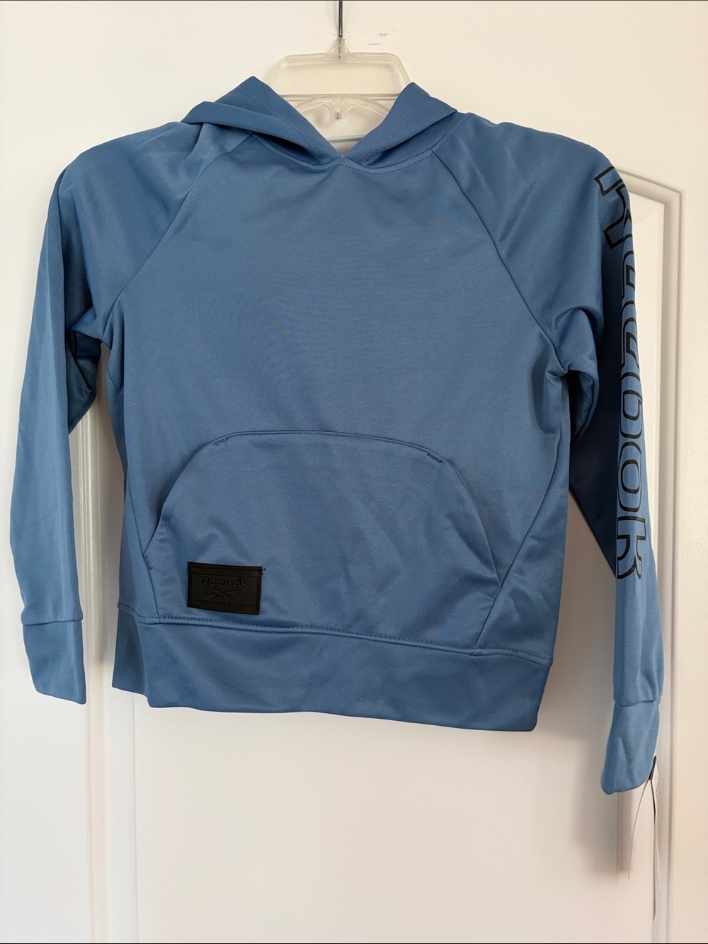 Reebok Light Blue Kids Hooded Pullover Sweatshirt